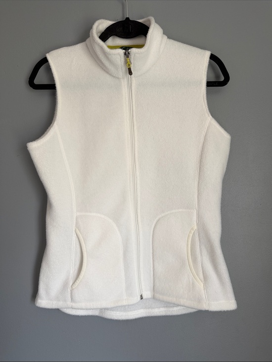 Woolrich Jackets & Blazers - Woolrich Women's ClassicFleece Vest Full Zip Mock Neck White Gorpcore Cozy S
